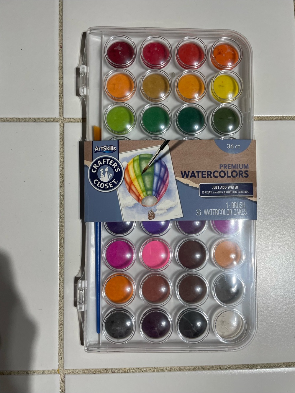 11 Sets in all of 36-Color Premium Watercolors - Multicolor